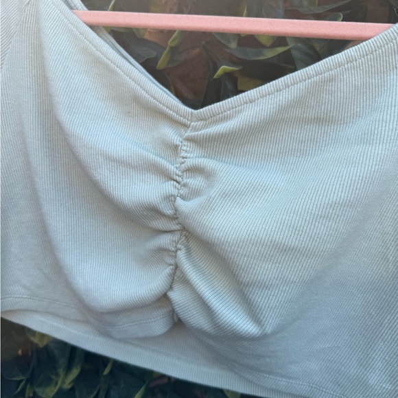 🔹 4/$25- Divided Ribbed Off The Shoulder Crop‎ Top - Picture 2 of 3